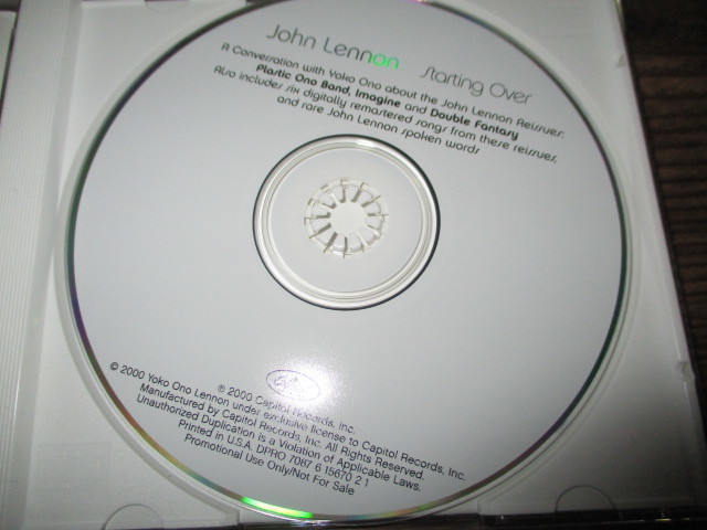 john lennon / starting over (US盤CD送料込み!!)