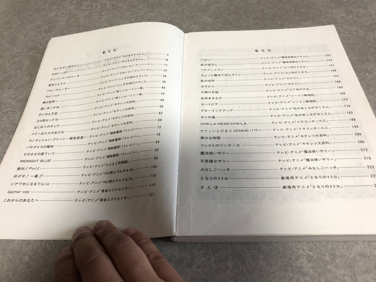 ハ長調で弾ける　ピアノ　ソロ　テレビまんが大全集　　キテレツ大百科　機動警察パトレイバー　らんま 勇者エクスカイザー　ガタビシ他_画像3