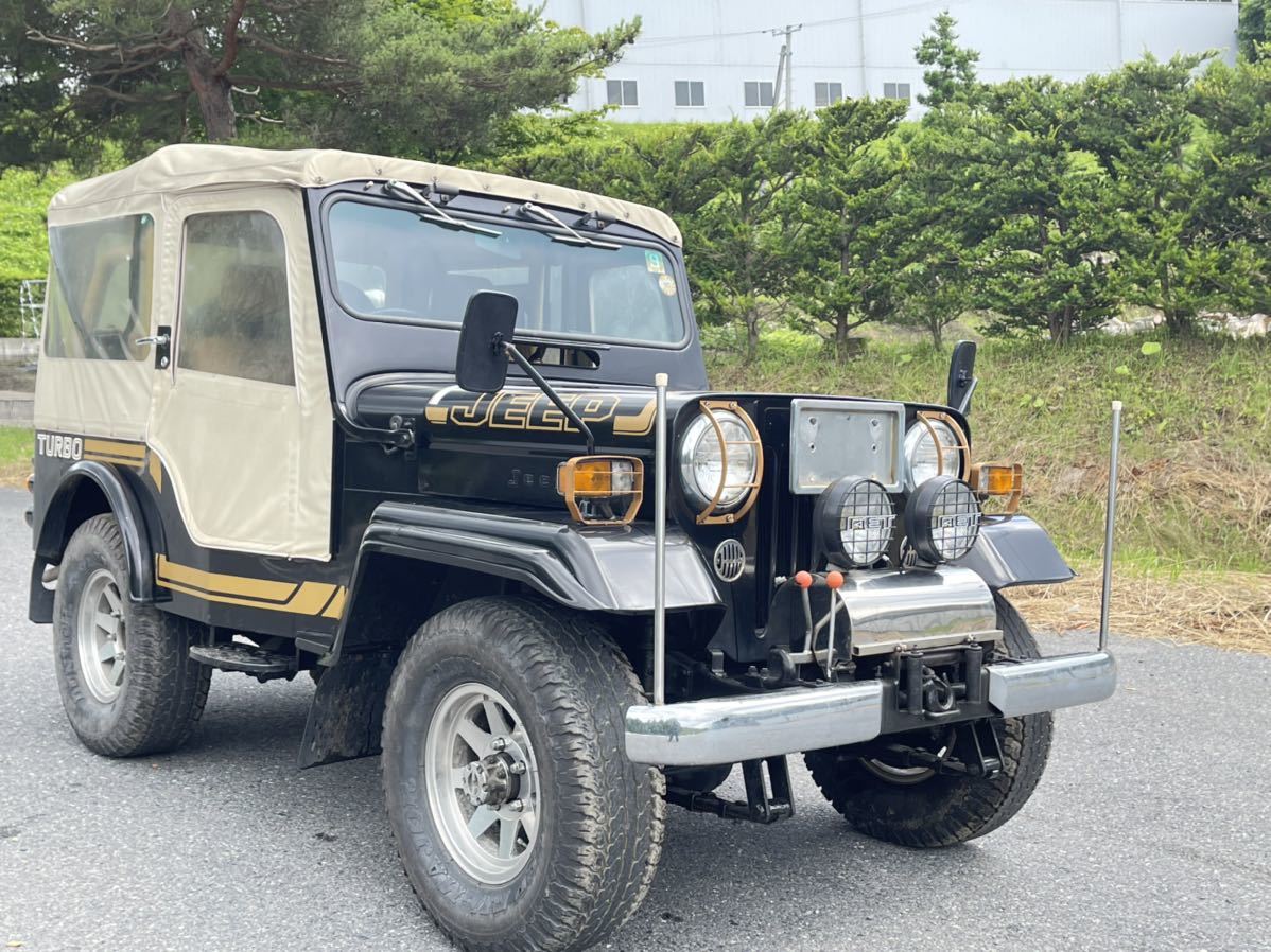  Mitsubishi Jeep rare antique goods N-J54 car winch attaching 4WD.2WD switch type truck diesel engine Aomori prefecture . door block 