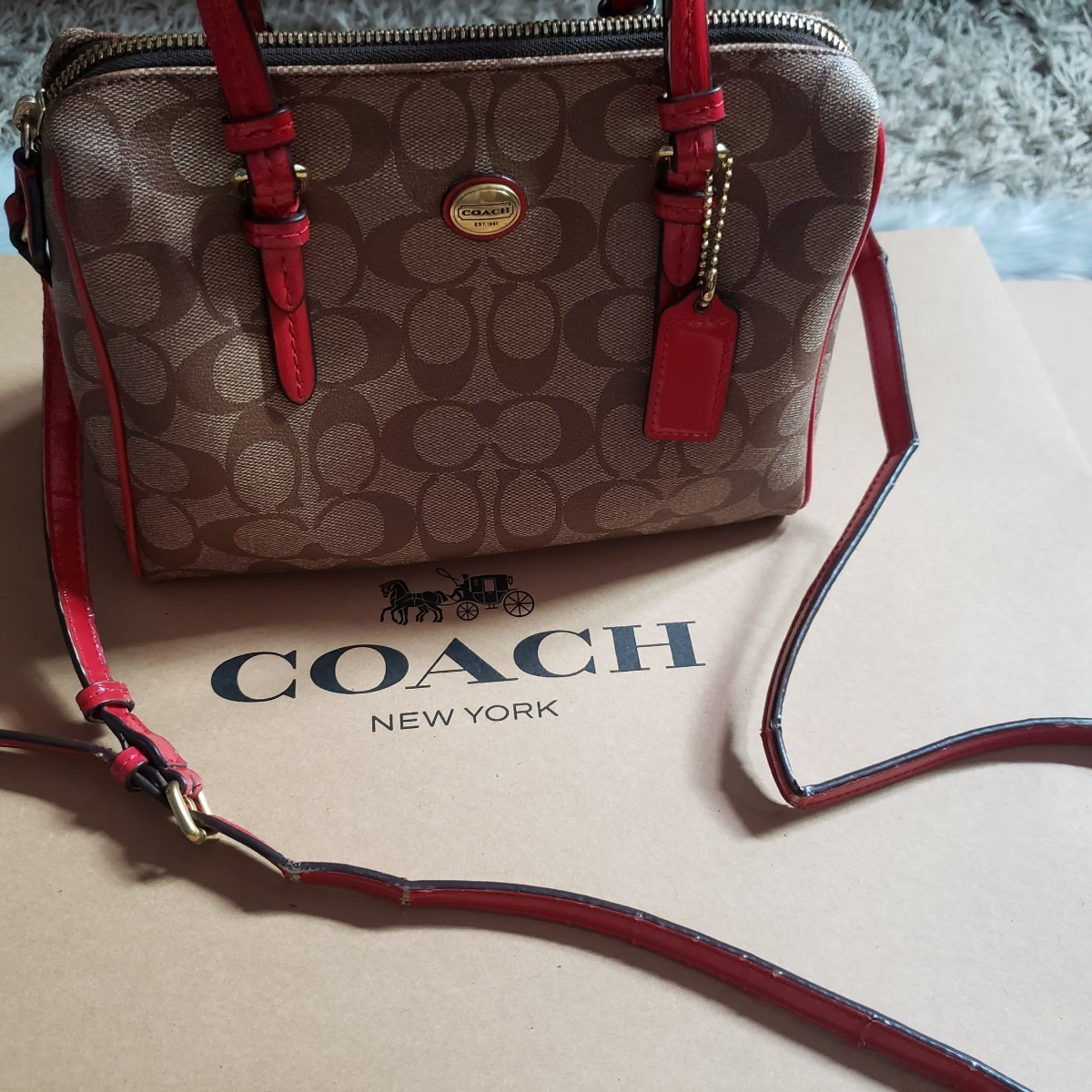 2way COACH コーチバッグ