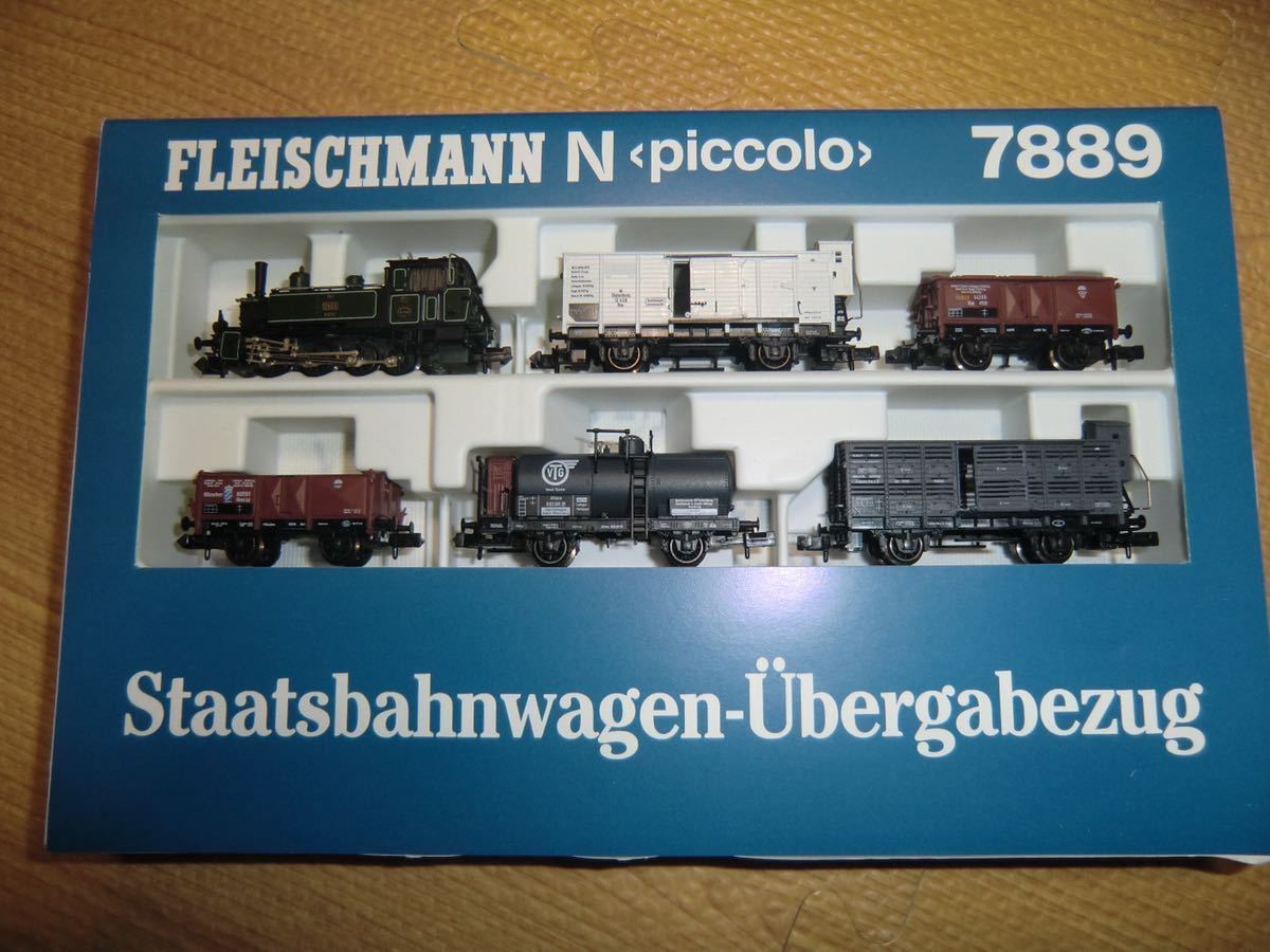 フライッシュマン Fleischmann 7889 バイエルン王立鉄道GtL 4/4 D型タンク機関車と古典貨車のセット 鉄道模型 Nゲージ 蒸気機関車 絶版