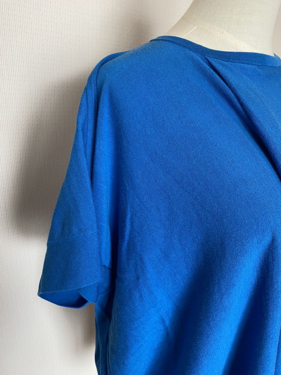  beautiful goods *zucca Zucca dry cotton sweater * cotton knitted * spring for summer * blue blue 