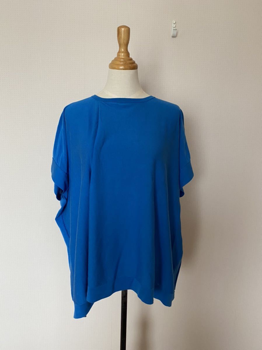  beautiful goods *zucca Zucca dry cotton sweater * cotton knitted * spring for summer * blue blue 