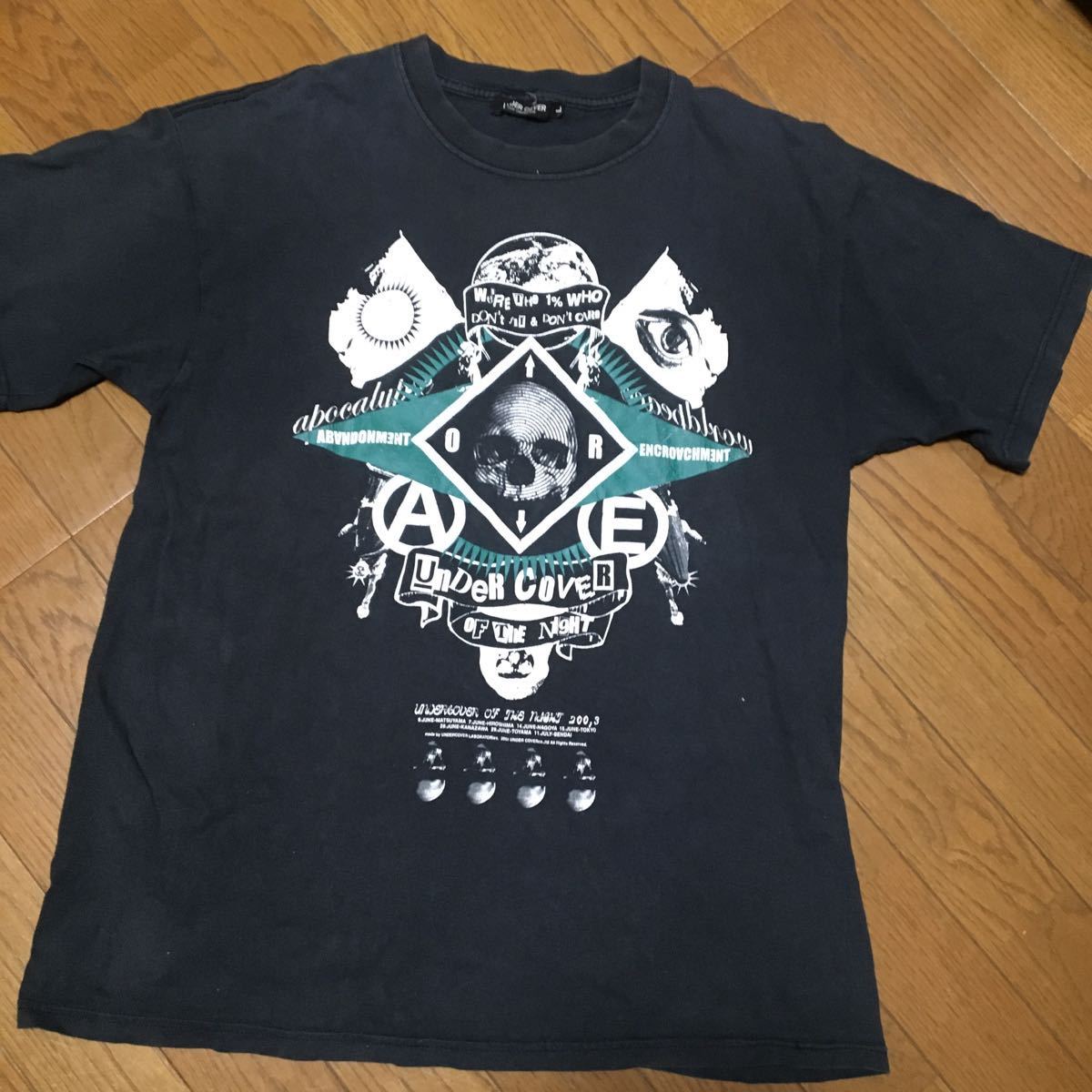 undercover 初期　ビンテージ　アーカイブ　tシャツ giz スカル