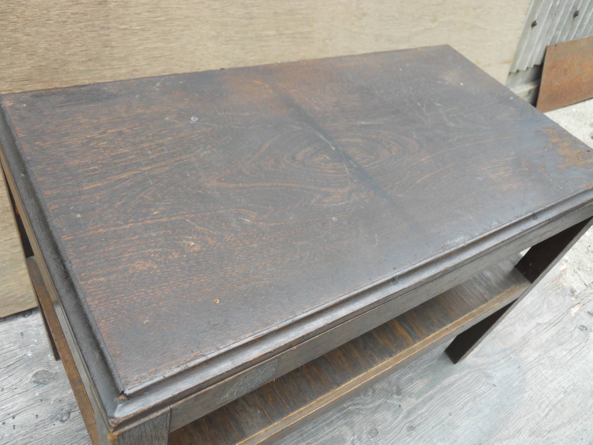 M7888 antique wooden low table side table width 74cm height 53cm inside 39cm Yupack 170 size (0307)