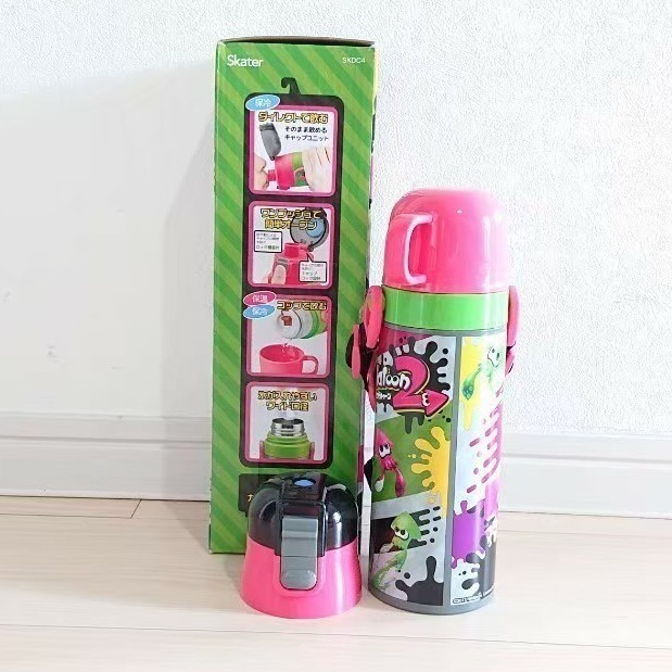 スプラトゥーン 新品 470ml 2way ステンレスボトル 430ml