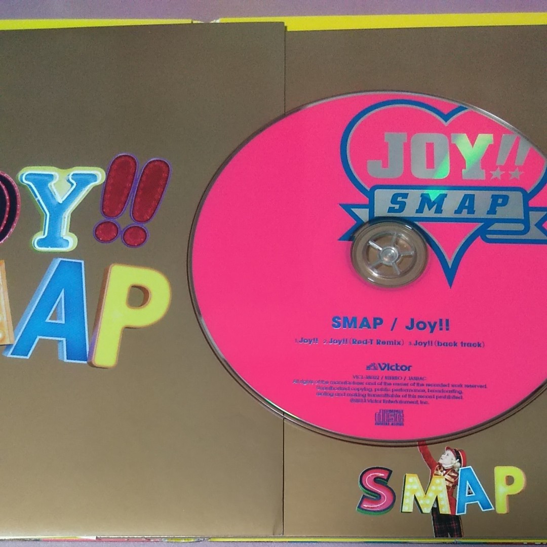 SMAP CD　Joy!! ショッキングピンク盤  初回限定盤　スマップ　