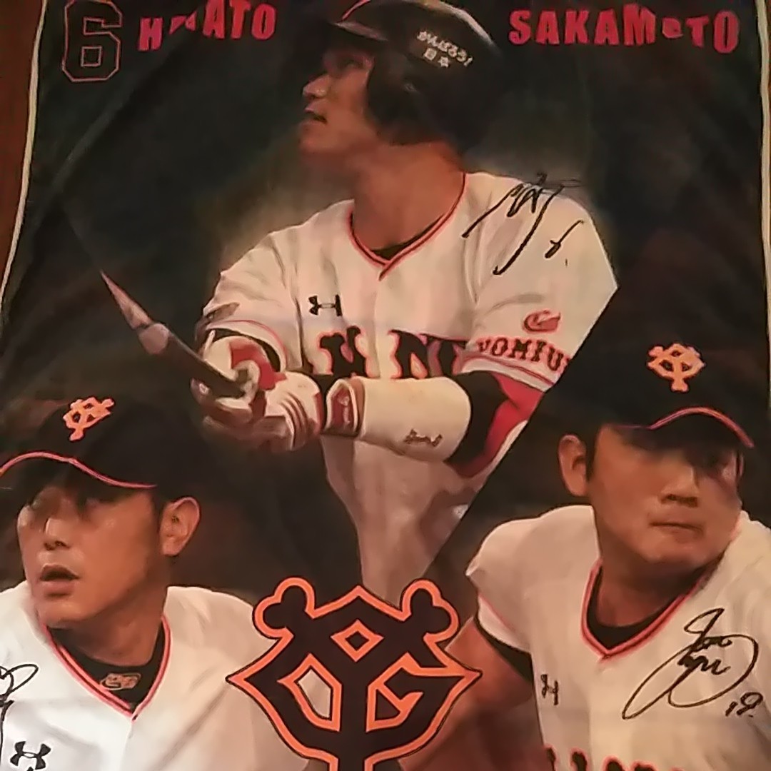 読売ジャイアンツ マイクロファイバー製タオル プロ野球選手 記念品 内海哲也菅野智之坂本勇人長野久義