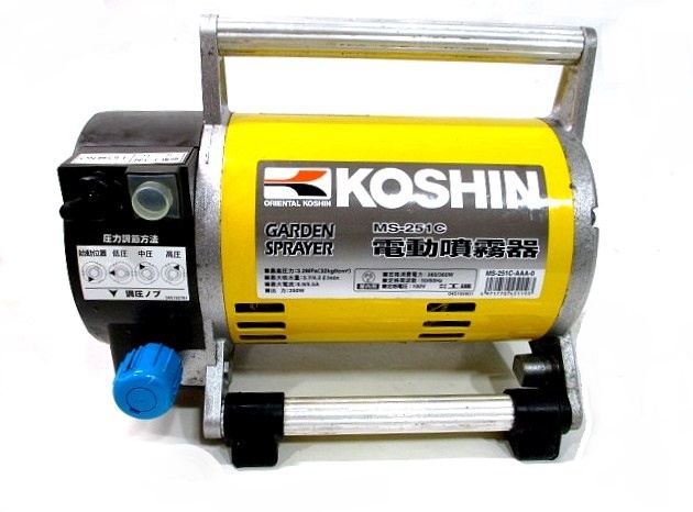 衝撃特価 (561) テストポンプ100V ガーデンスプレー MS-251C 電動噴霧器 KOSHIN 工進 - ポンプ - hlt.no