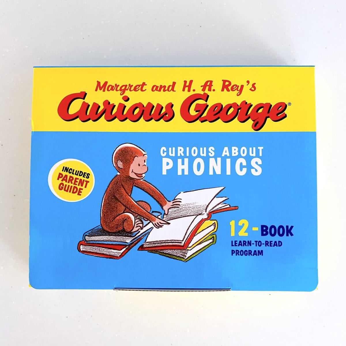 おさるのジョージ george 英語絵本 多読 洋書 12冊 フォニックス 箱