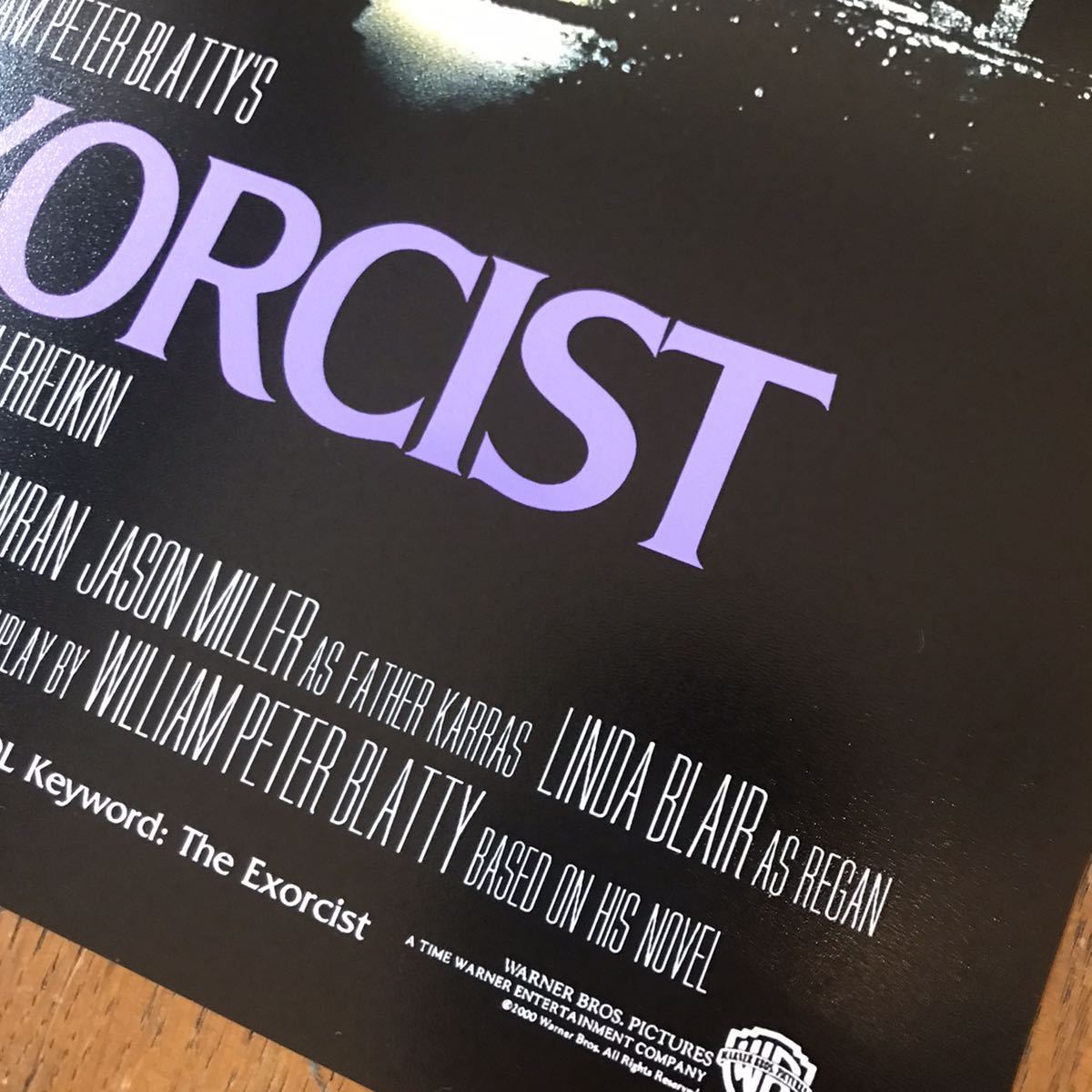  abroad poster [eksosi -stroke ](The Exorcist)#4*2000 year Revival on . design * occult / horror / Linda *b rare /pazz