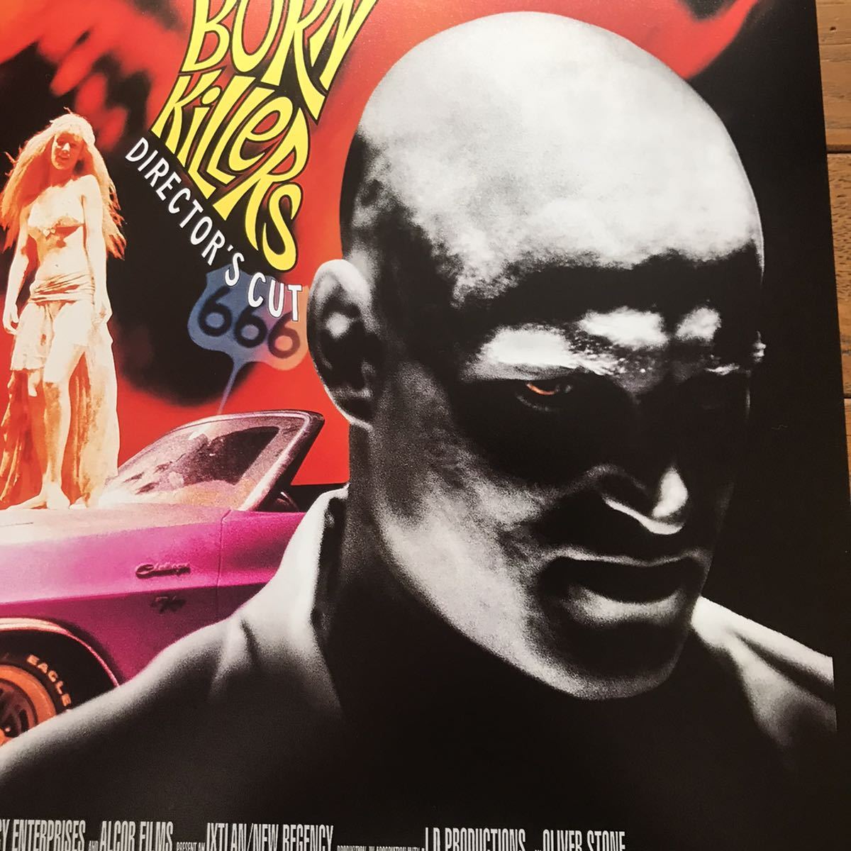 ポスター★「ナチュラル・ボーン・キラーズ」（Natural Born Killers）（1994）★タランティーノ/ダッジ・チャレンジャー_画像2