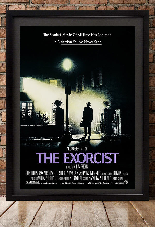  abroad poster [eksosi -stroke ](The Exorcist)#4*2000 year Revival on . design * occult / horror / Linda *b rare /pazz