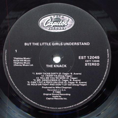 KNACK， THE-...But The Little Girls Understand (UK Orig.LP)_画像3