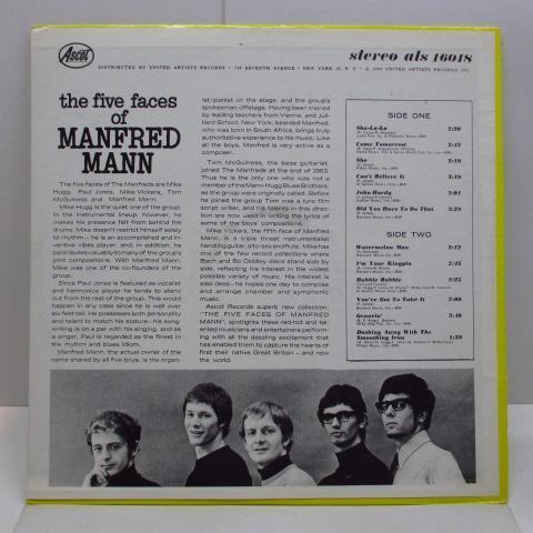 MANFRED MANN-The Five Faces Of Manfred Mann (US Orig.Stereo_画像2