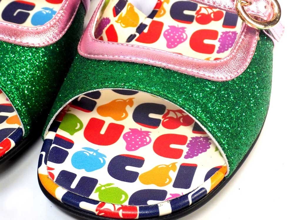 未使用品 グッチ GUCCI サンダル サイズ33 箱・保存袋付き サンダル