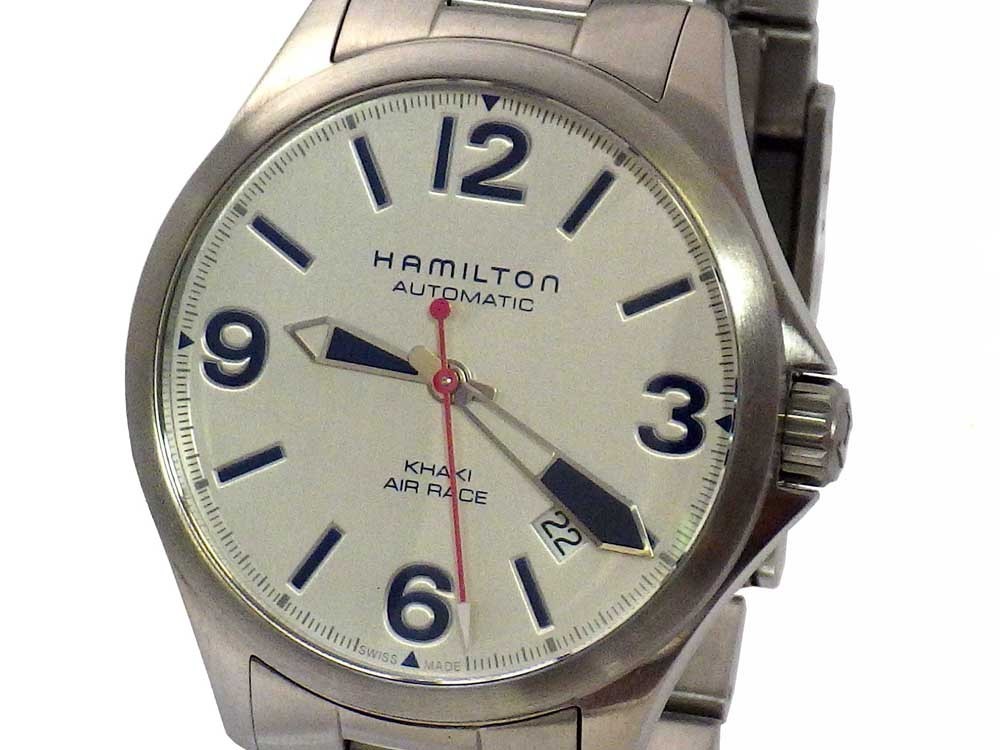 【オンラインショップ】 ハミルトン オートマ メンズ腕時計 レッドブルエアレース デイト カーキ H762250 HAMILTON カーキ