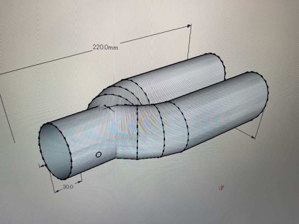  muffler cutter 3D drawing made! first of all inquiry .!