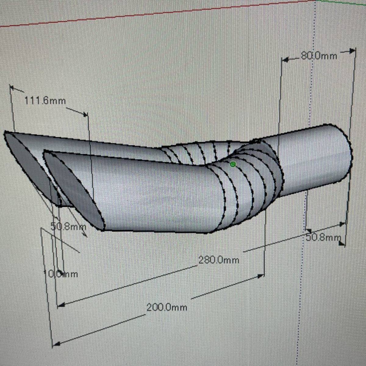  muffler cutter 3D drawing made! first of all inquiry .!