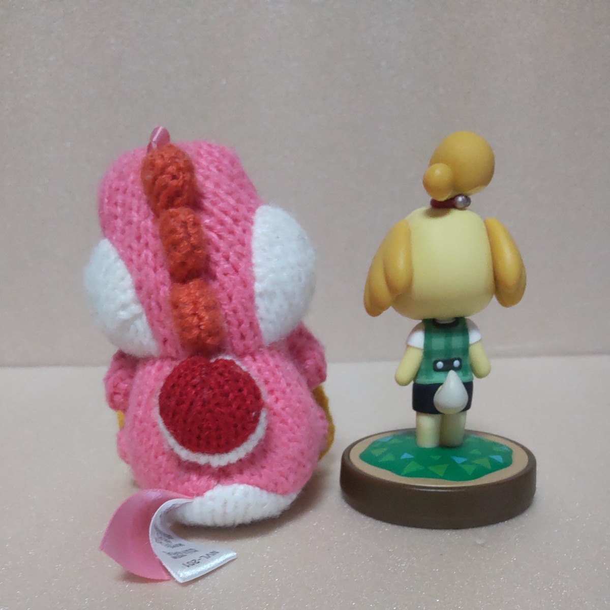 amiibo あみぐるみヨッシー ピンク ＆ しずえ