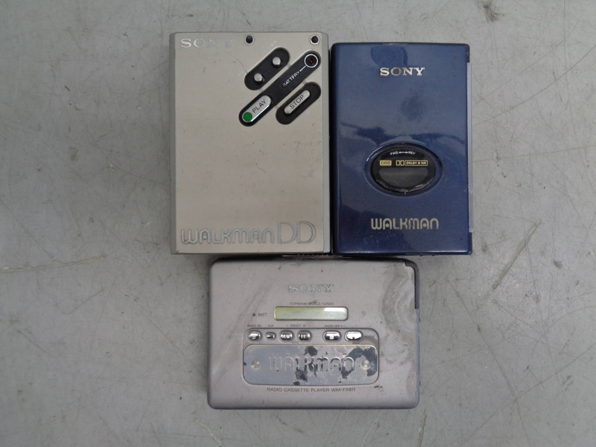 MK SONY WALKMAN カセットプレーヤー WM DD / WM / WM FX