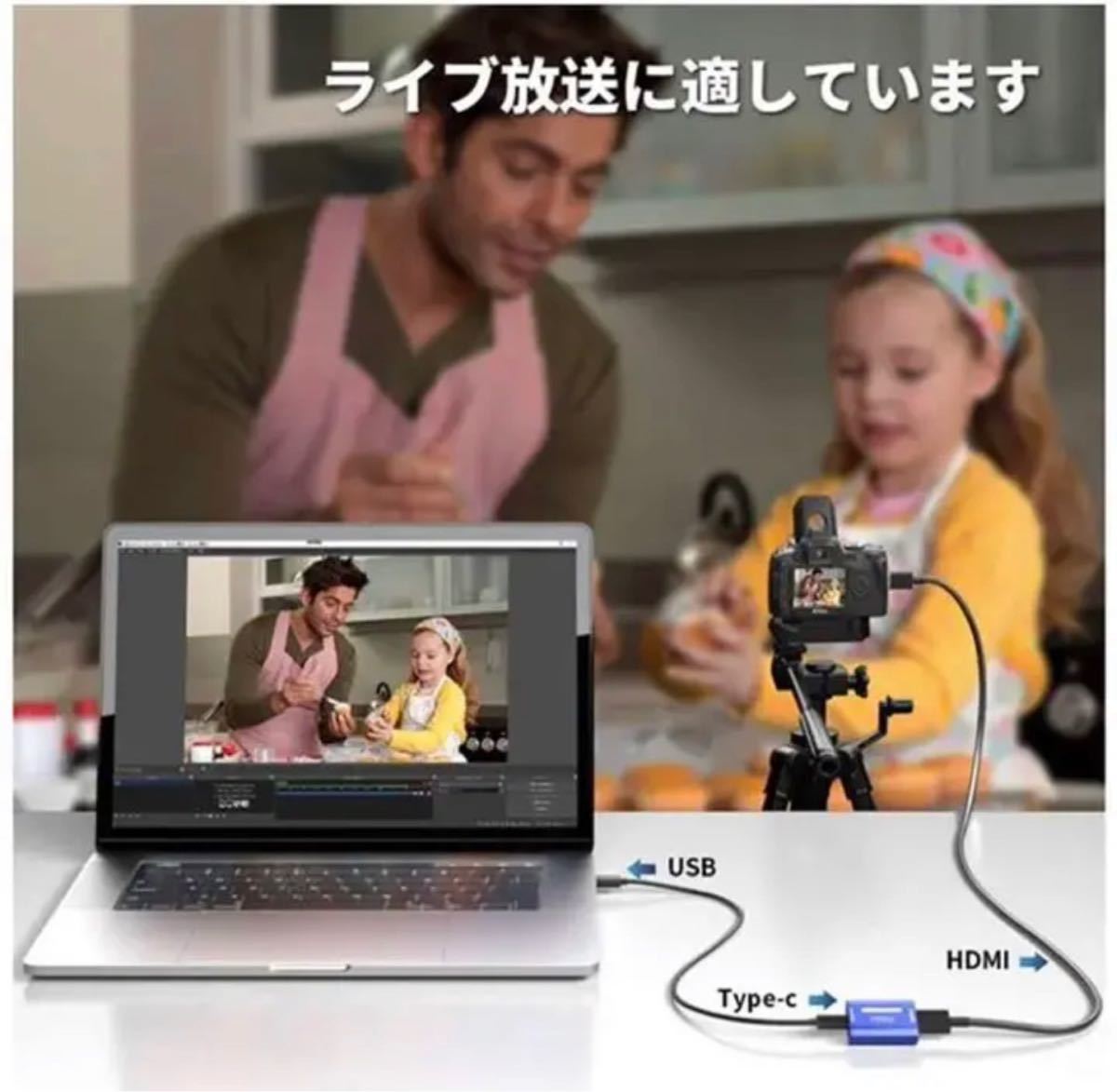 ビデオキャプチャカードHDMIからUSB-C4K