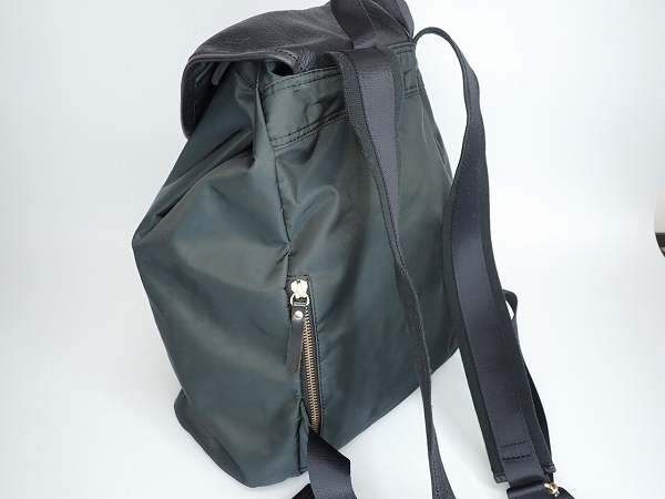 nouer×POMTATA rucksack *ne-ru×pontata/ bag / black /21*7*1-11