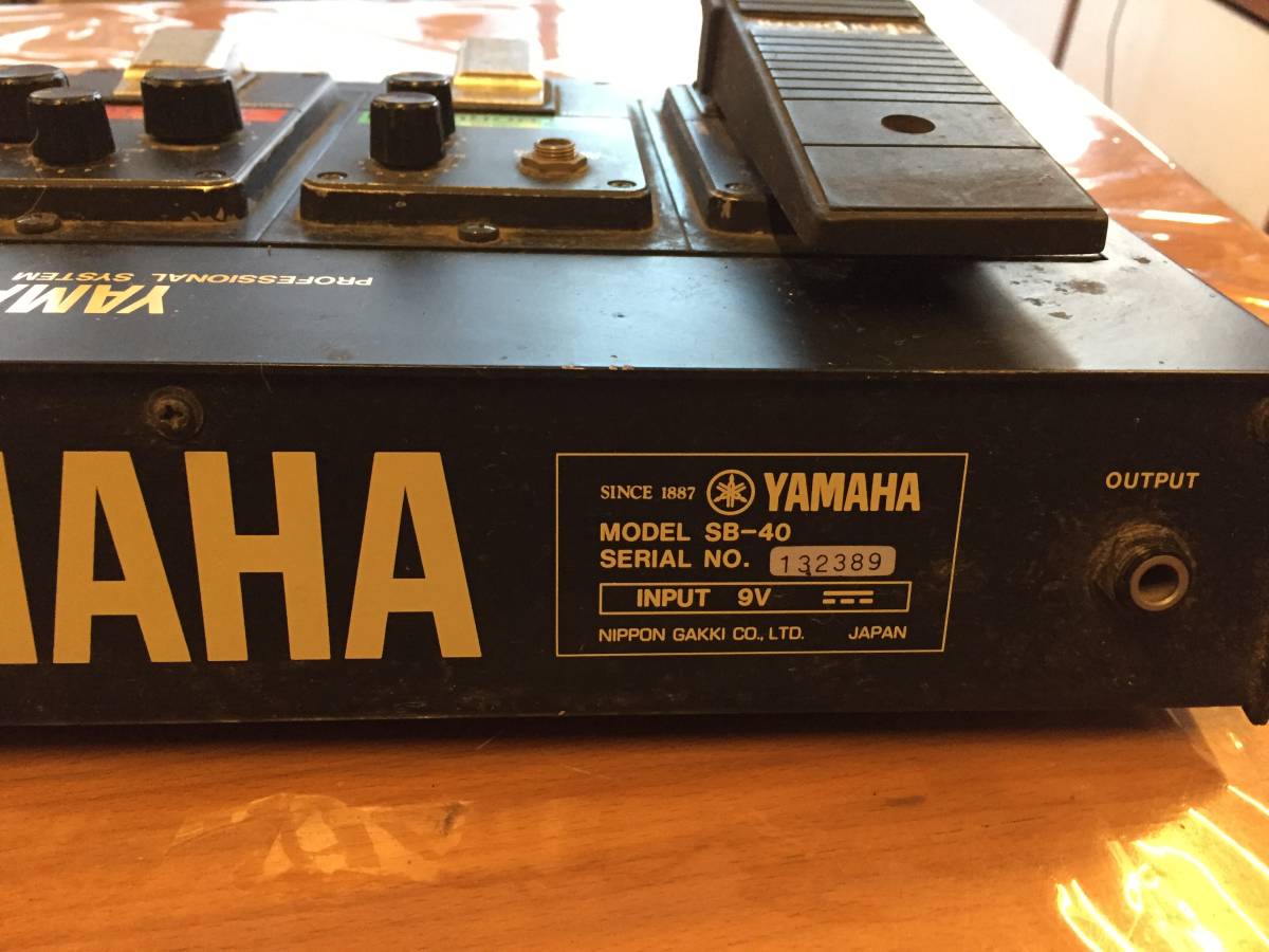 Yahoo!オークション - YAMAHA ヤマハ エフェクターボードSB-40+ Yahoo!オークション - YAMAHA ヤマハ エフェクターボードSB-40+