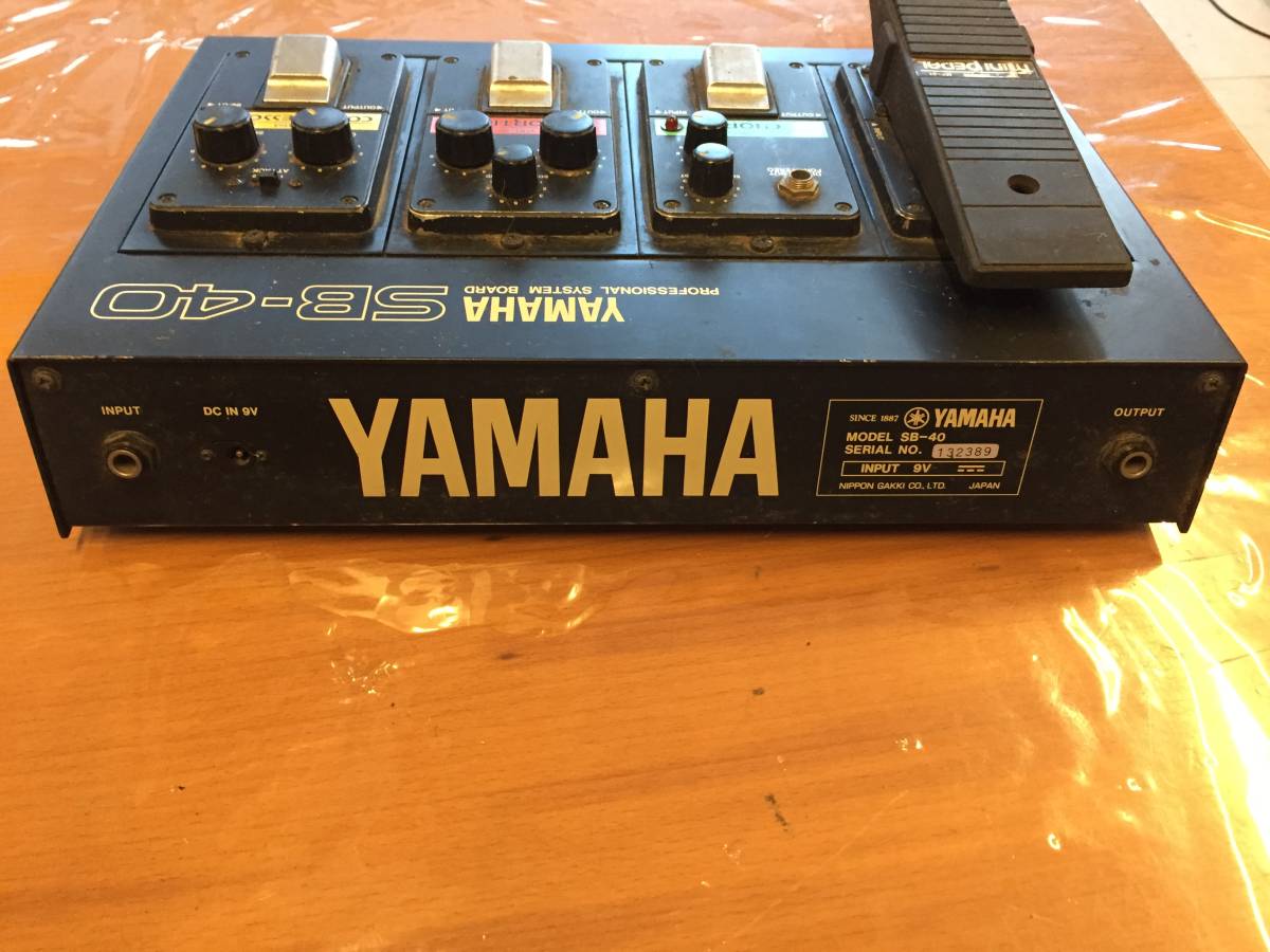 Yahoo!オークション - YAMAHA ヤマハ エフェクターボードSB-40+ Yahoo!オークション - YAMAHA ヤマハ エフェクターボードSB-40+