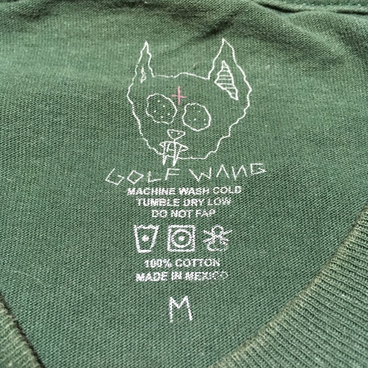 GOLF WANG ゴルフワン ロゴ Ｔシャツ グリーン M Tyler Creator タイラー・ザ・クリエイター