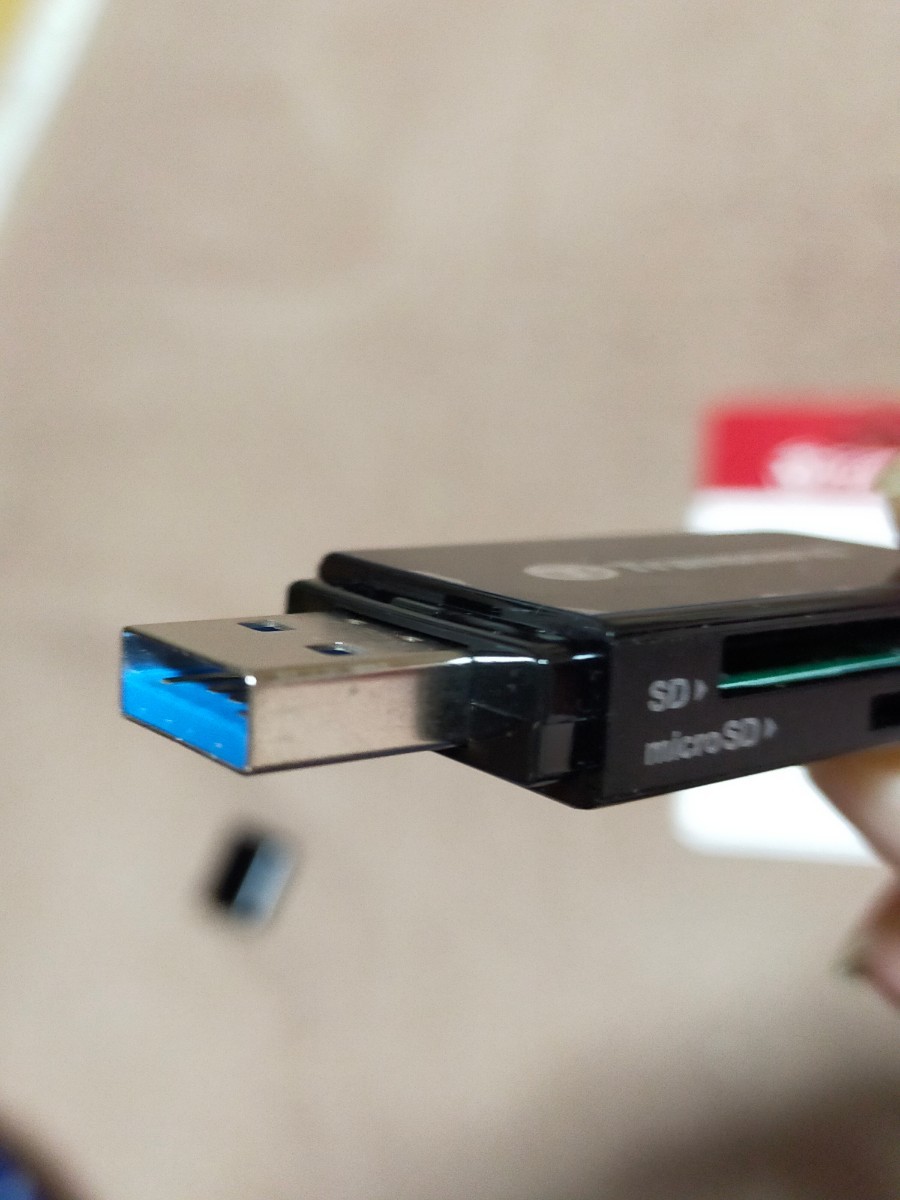 Transcend USB 3.1Gen1 Super Speed カードリーダーブラック TS-RDF5