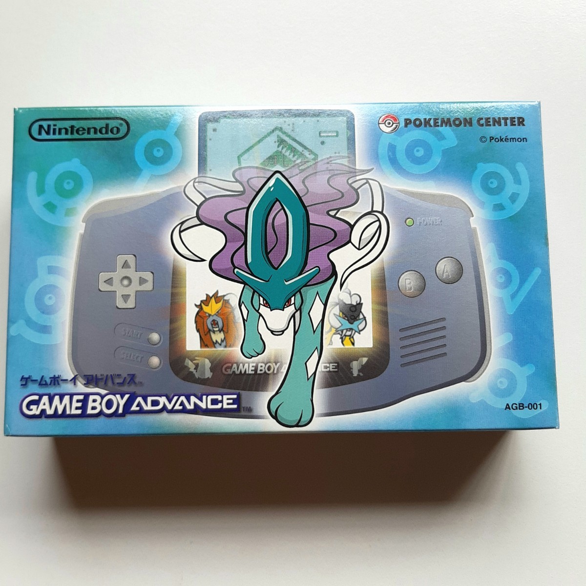 GBA ゲームボーイアドバンス 本体 スイクンブルー 任天堂 GBA ゲームボーイアドバンス 本体 スイクンブルー 任天堂