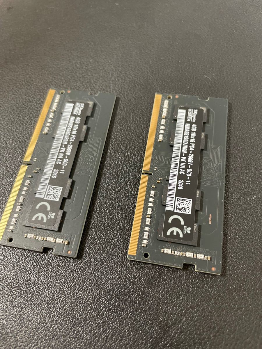 SKhynix 1R×16 DDR4 PC4-2666V メモリ 4GB×２枚 通販