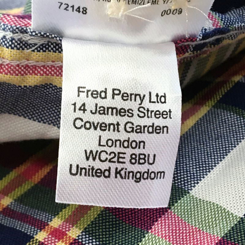 《郵送無料》■Ijinko◆美品◆フレッドペリー ・FRED PERRY XS サイズ半袖シャツ