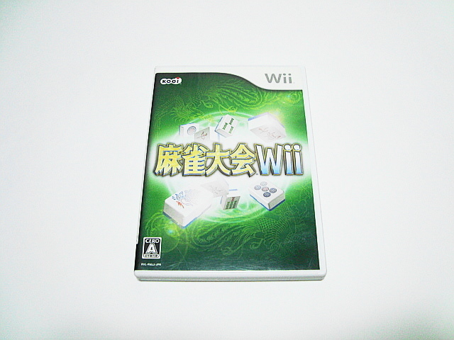 即決 Wii 麻雀大会Wii ハガキ付き_画像1