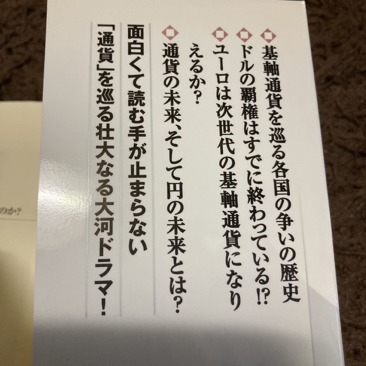 「通貨」 を知れば世界が読める “1ドル50円時代は何をもたらすのか？ (PHPビジネス新書) 浜矩子/帯付き/古本 (新書本)