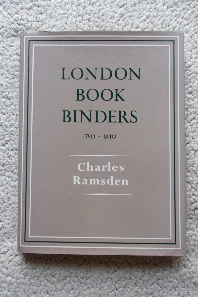 London Bookbinders, 1780-1840 (Batsford Ltd) Charles Ramsden 洋書☆_画像1