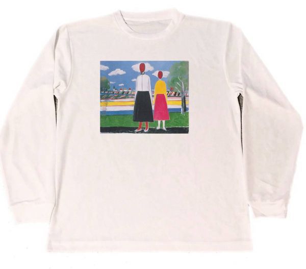 カジミール・マレーヴィチ ドライ　Tシャツ　名画　絵画　アート　グッズ　Malewitch　　ロング　ロンT　長袖_画像1