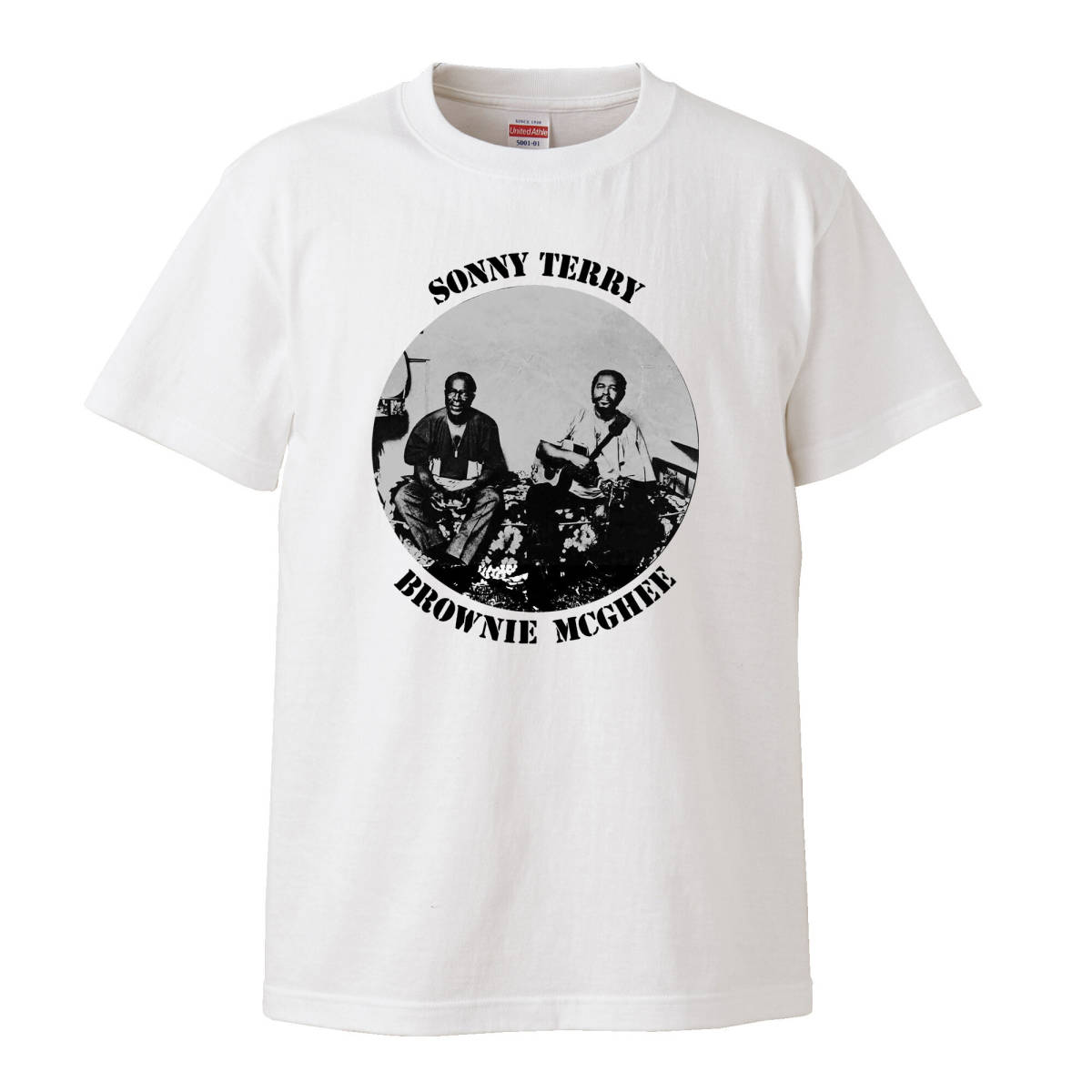 【XLサイズ Tシャツ】SONNY TERRY & BROWNIE MCGHEE サニー・テリー&ブラウニー・マギー BLUES ブルース LP CD レコード 甲本ヒロト_画像1
