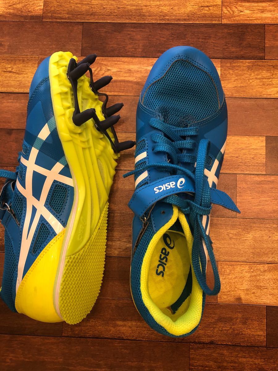 アシックス　asics ヒートフラット　HEATFLAT 陸上スパイク　25.5cm 中距離　短距離