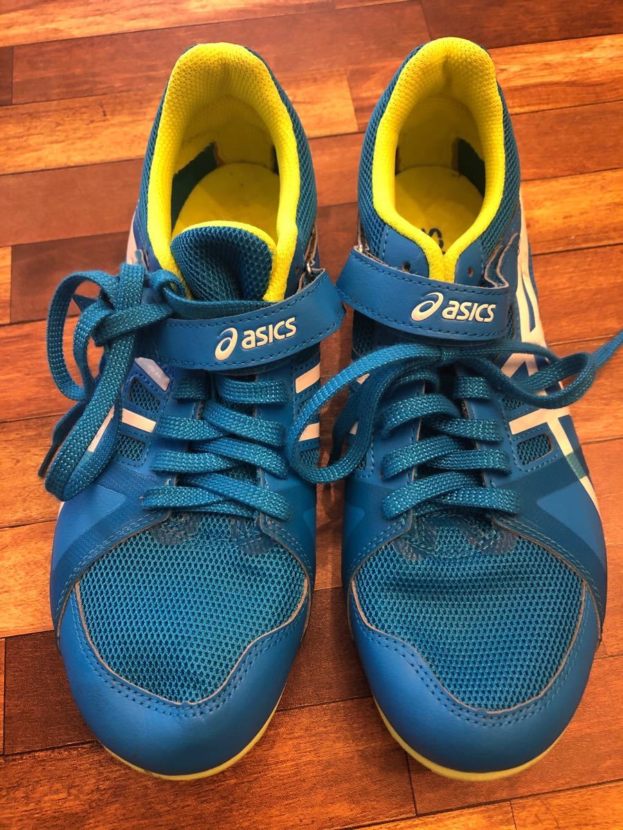 アシックス　asics ヒートフラット　HEATFLAT 陸上スパイク　25.5cm 中距離　短距離