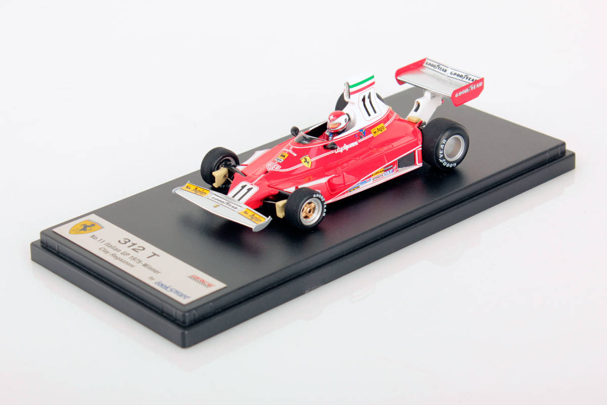 ■ルックスマート 1/43 1975 フェラーリ312T #11 C.レガツォーニ イタリアGP優勝