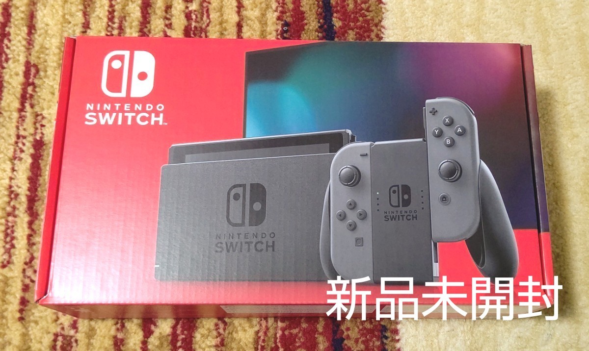 任天堂スイッチ Nintendo Switch 本体 グレー 新型 新品未開封-