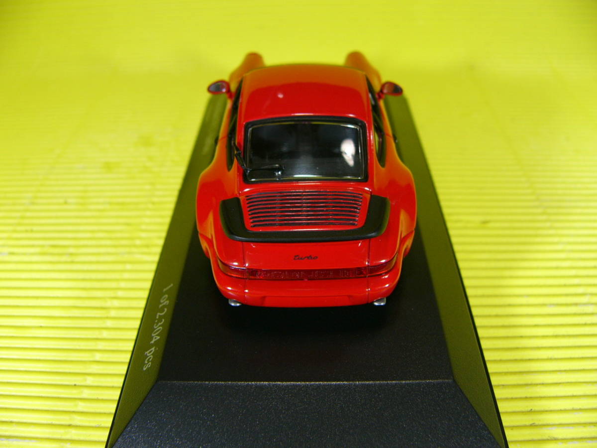 日本に (964) 1990 ターボ 911 ポルシェ 1/43 PMA 赤 (最安 red india 乗用車