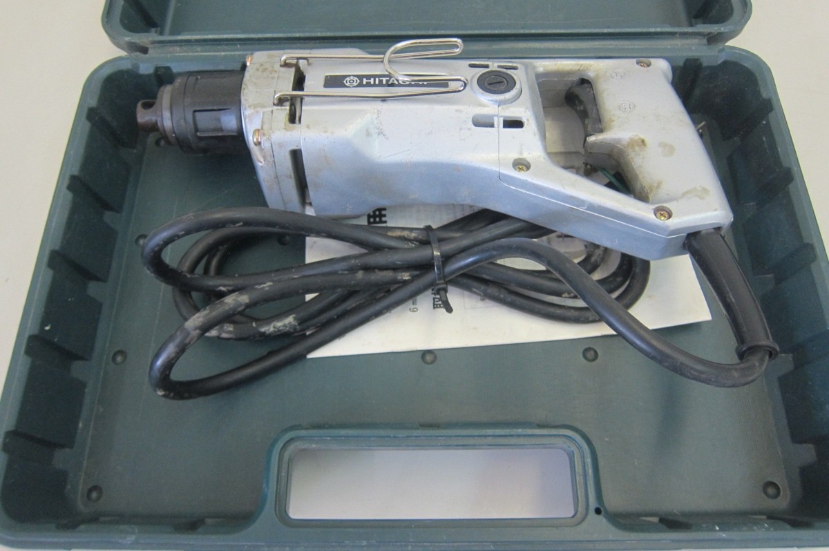 日立工機 テスクドライバー W6SB ドリル 6mm 電動工具 中古品_画像1