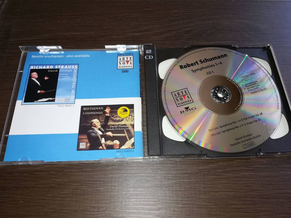 J5459【CD】ジンマン / シューマン：交響曲全集 / チューリッヒ・トーンハレ管弦楽団_画像2