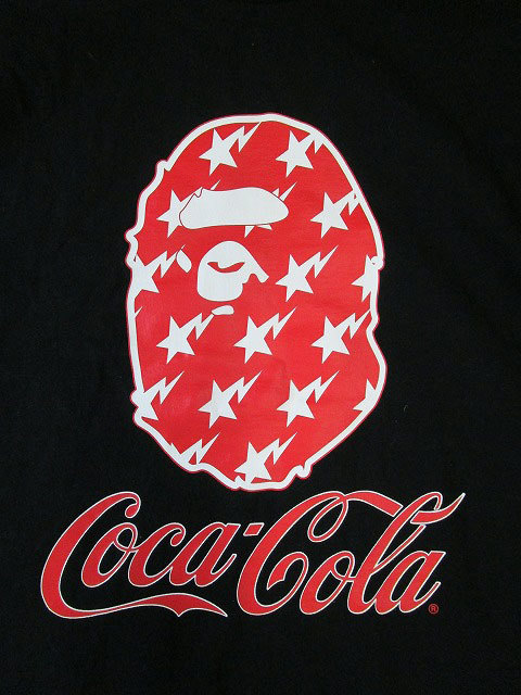 新品 A BATHING APE ｘ COCA-COLA Tシャツ M エイプ コカコーラ item 
