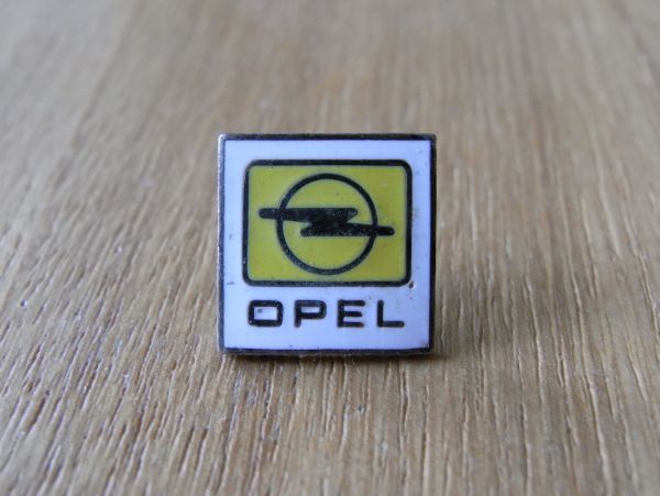 古い 低価格 ピンバッジ : 倉庫 OPEL オペル 四角 マーク ロゴ ピンズ 車 #C