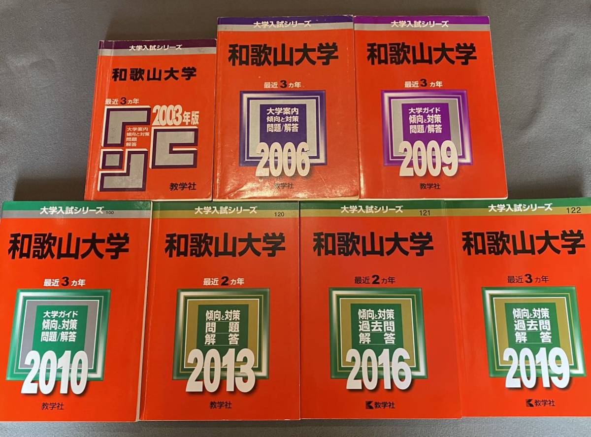 【翌日発送】　赤本　和歌山大学　2000年～2018年 19年分_画像1