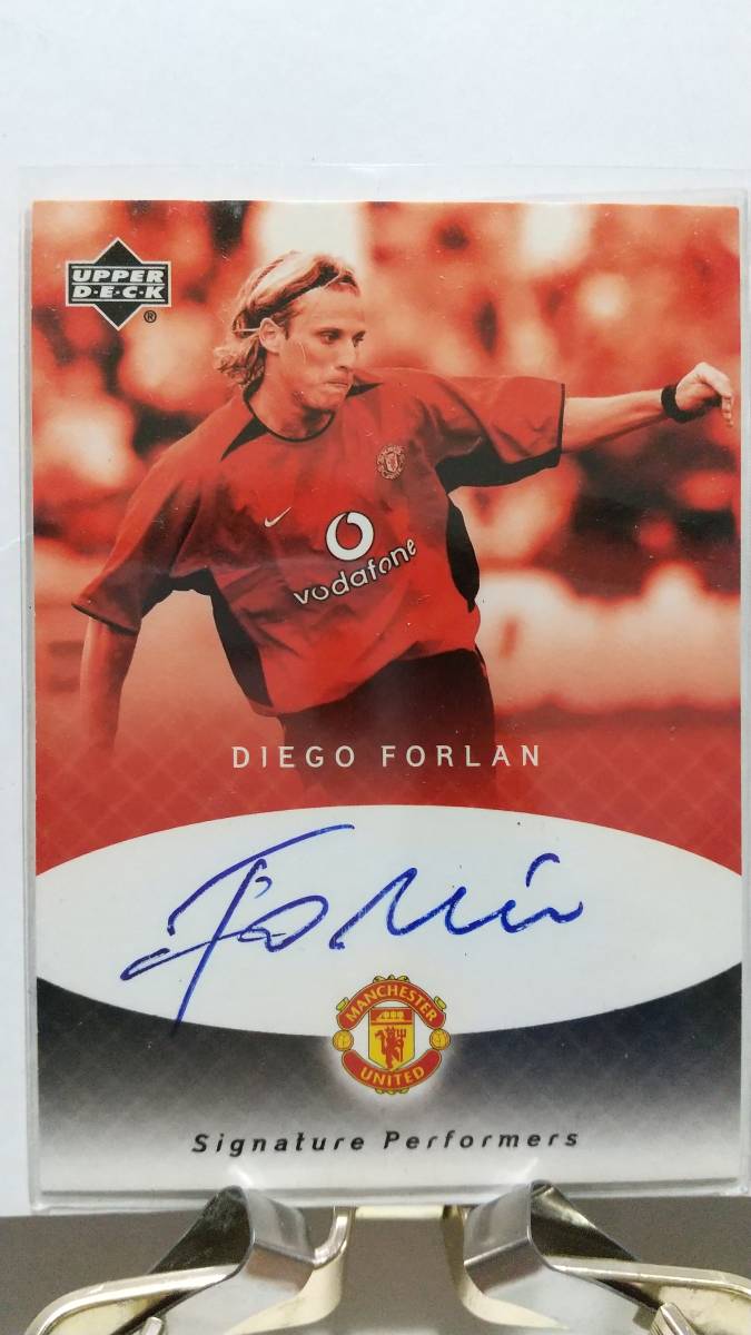 2003 Upper Deck Manchester United Mini Playmakers Diego Forlan Signatures Performers Auto ディエゴ・フォルラン